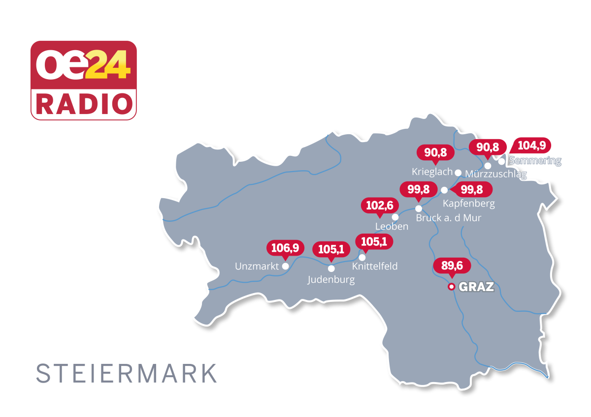 Frequenzkarte Steiermark